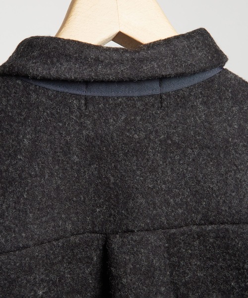 GOMME HOMME（ゴムオム）の「モッサジャージ　ビッグシャツジャケット（その他アウター・メンズ・ブラック/チャコールグレー・MEDIUM）」の18枚目の写真