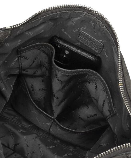 HIROFU(ヒロフ)の「【リベロ】ナイロン ショルダーバッグ M(商品番号:P25-39508)(ショルダーバッグ・レディース・グレー系その他/ブラック/サックスブルー・02)」の18枚目の写真
