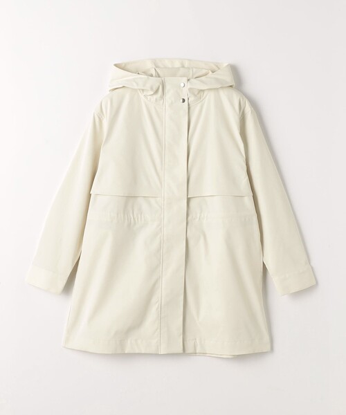 A DAY IN THE LIFE UNITED ARROWS(アデイインザライフユナイテッドアローズ)の「ツイル ドロスト フードコート ‐はっ水‐<A DAY IN THE LIFE>(その他アウター・レディース・ダークグレー/オフホワイト/ライトブルー・S/M)」の2枚目の写真