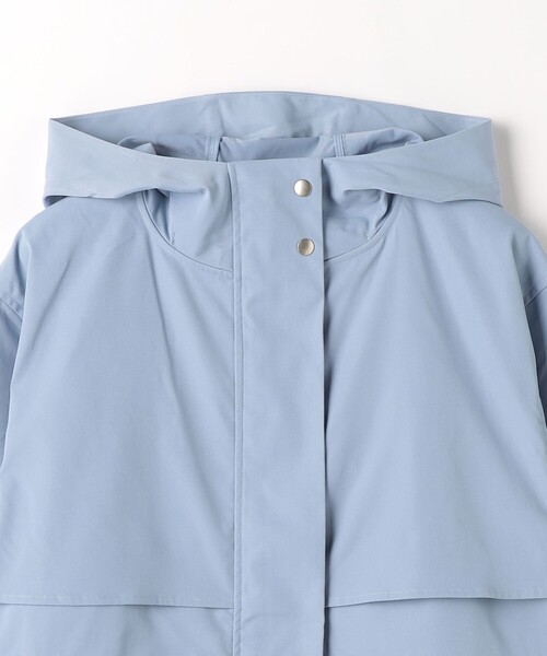 A DAY IN THE LIFE UNITED ARROWS(アデイインザライフユナイテッドアローズ)の「ツイル ドロスト フードコート ‐はっ水‐<A DAY IN THE LIFE>(その他アウター・レディース・ダークグレー/オフホワイト/ライトブルー・S/M)」の5枚目の写真