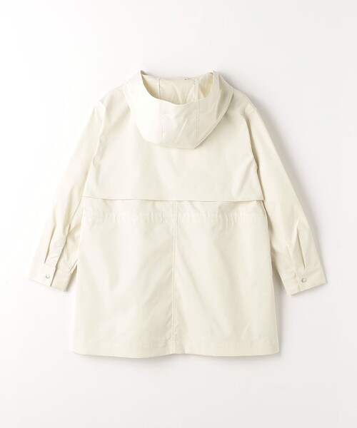 A DAY IN THE LIFE UNITED ARROWS(アデイインザライフユナイテッドアローズ)の「ツイル ドロスト フードコート ‐はっ水‐<A DAY IN THE LIFE>(その他アウター・レディース・ダークグレー/オフホワイト/ライトブルー・S/M)」の11枚目の写真