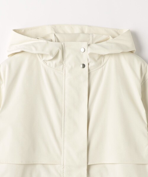 A DAY IN THE LIFE UNITED ARROWS(アデイインザライフユナイテッドアローズ)の「ツイル ドロスト フードコート ‐はっ水‐<A DAY IN THE LIFE>(その他アウター・レディース・ダークグレー/オフホワイト/ライトブルー・S/M)」の12枚目の写真