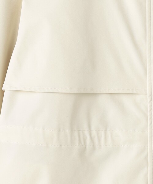 A DAY IN THE LIFE UNITED ARROWS(アデイインザライフユナイテッドアローズ)の「ツイル ドロスト フードコート ‐はっ水‐<A DAY IN THE LIFE>(その他アウター・レディース・ダークグレー/オフホワイト/ライトブルー・S/M)」の14枚目の写真