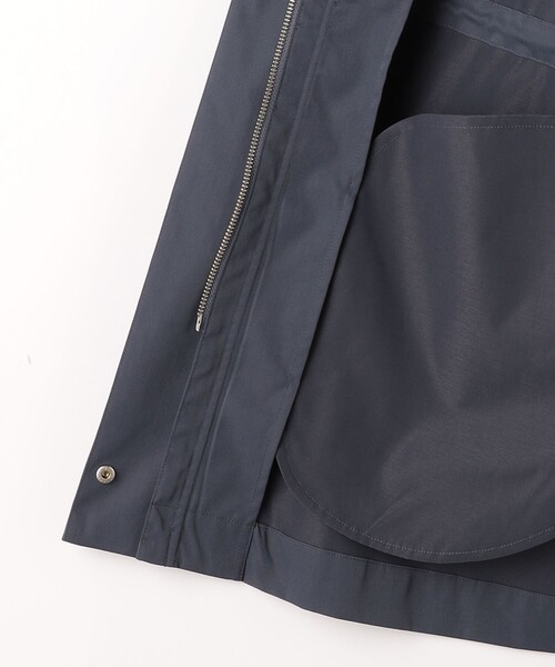 A DAY IN THE LIFE UNITED ARROWS(アデイインザライフユナイテッドアローズ)の「ツイル ドロスト フードコート ‐はっ水‐<A DAY IN THE LIFE>(その他アウター・レディース・ダークグレー/オフホワイト/ライトブルー・S/M)」の17枚目の写真