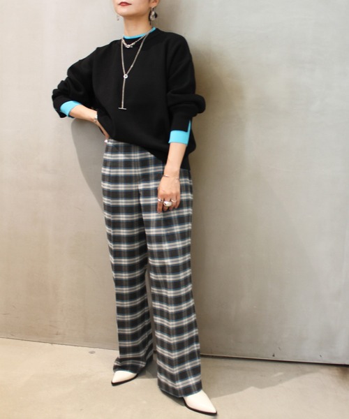 le cercle ADAM ET ROPE'(ルセルクルアダムエロペ)の「TRイージーパンツ/セットアップ対応(その他パンツ・レディース・ダークブラウン/ブラウン系その他2/グレー/ブラック・FREE)」の7枚目の写真