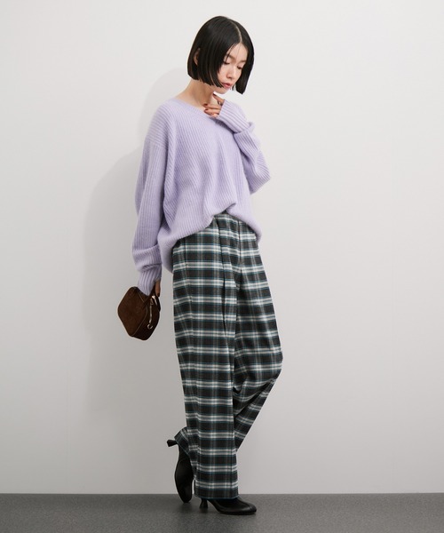 le cercle ADAM ET ROPE'(ルセルクルアダムエロペ)の「TRイージーパンツ/セットアップ対応(その他パンツ・レディース・ダークブラウン/ブラウン系その他2/グレー/ブラック・FREE)」の18枚目の写真
