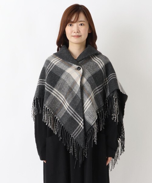 セール】【リンネル12月号掲載】チェック柄 リバーシブルギャザー