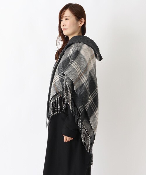 セール】【リンネル12月号掲載】チェック柄 リバーシブルギャザー