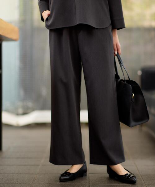 セール】【ウエスト総ゴム／セットアップ可】フルレングスストレート