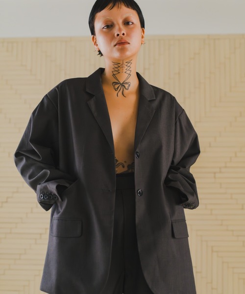 Curve Pocket Tailored Jacket（テーラードジャケット）｜lit（リット