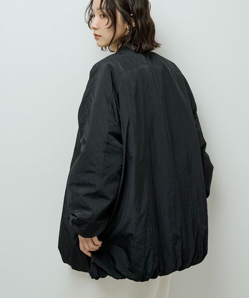 Green　Parks（グリーンパークス）の「ミディ丈ディフォームMA-1（その他アウター・レディース・ベージュ/カーキ/ブラック・FREE）」の20枚目の写真