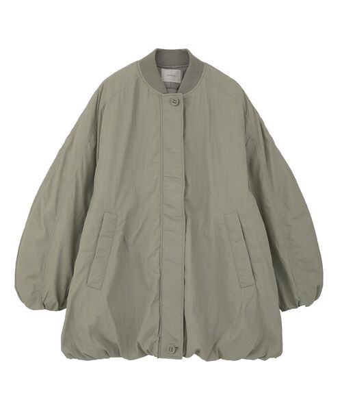 Green　Parks（グリーンパークス）の「ミディ丈ディフォームMA-1（その他アウター・レディース・ベージュ/カーキ/ブラック・FREE）」の4枚目の写真