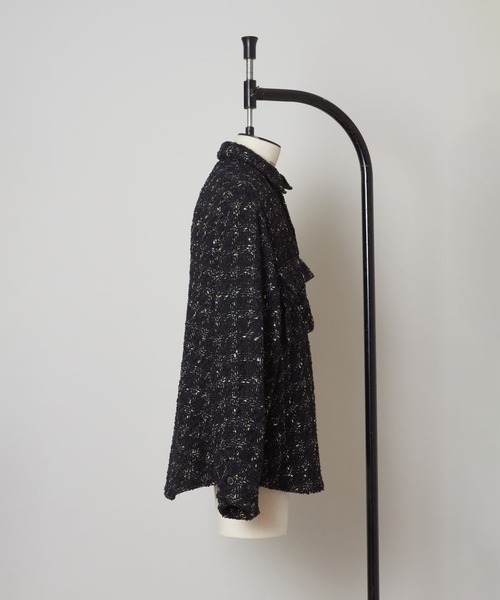 SHINYAKOZUKA（シンヤコヅカ）の「HIS WORK SHIRT（シャツ/ブラウス・メンズ・ブラック・S）」の2枚目の写真