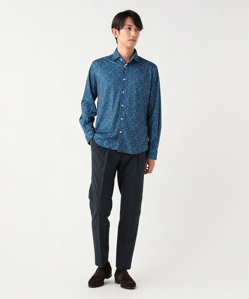 BEAMS HEART(ビームスハート)の「【5/21値下げ】カノコ プリント カッタウェイカラー シャツ【速乾性・ストレッチ】(シャツ/ブラウス・メンズ・ホワイト/ネイビー・X-LARGE/MEDIUM/SMALL/LARGE)」の7枚目の写真