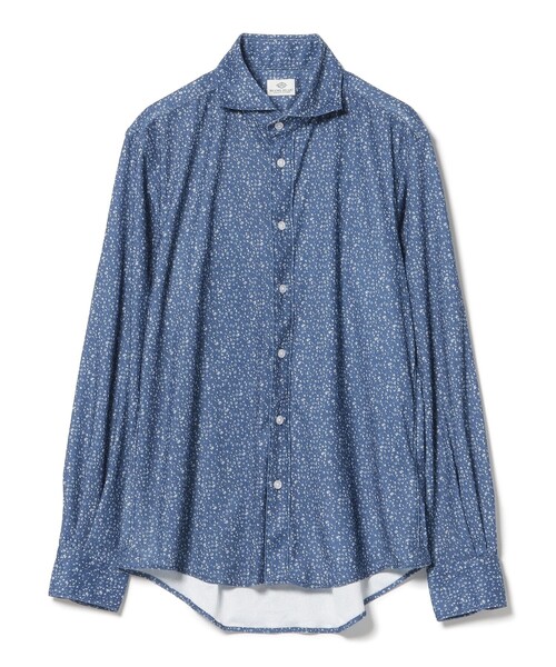 BEAMS HEART(ビームスハート)の「【5/21値下げ】カノコ プリント カッタウェイカラー シャツ【速乾性・ストレッチ】(シャツ/ブラウス・メンズ・ホワイト/ネイビー・X-LARGE/MEDIUM/SMALL/LARGE)」の14枚目の写真