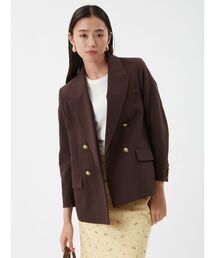 Mila Owen ブラウンテーラードジャケット Mila Owen ブラウン テーラードジャケット テーラードジャケット