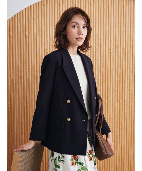 Mila Owen（ミラオーウェン）の「金釦ダブルブレストブレザー