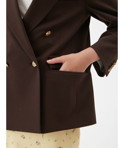 Mila Owen（ミラオーウェン）の「金釦ダブルブレストブレザー