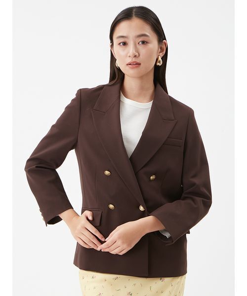 Mila Owen（ミラオーウェン）の「金釦ダブルブレストブレザー