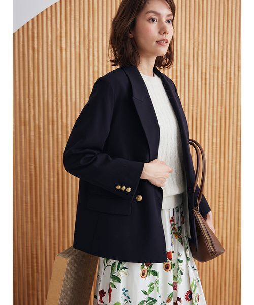 Mila Owen（ミラオーウェン）の「金釦ダブルブレストブレザー