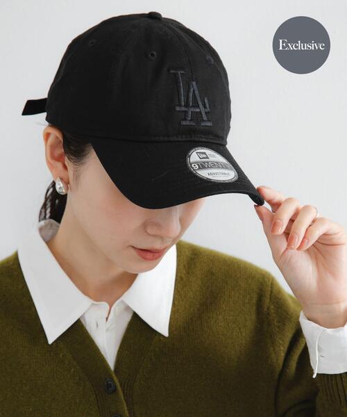 URBAN RESEARCH（アーバンリサーチ）の「『別注』New Era×URBAN RESEARCH　9TWENTY（キャップ・レディース・ネイビー/ベージュ系その他/ブラック・-）」の2枚目の写真