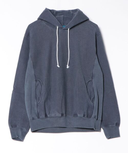 Good On（グッドオン）の「Good On/グッドオン　HEAVY P/O HOOD SWEAT（パーカー・メンズ・ダークグリーン/ブラック/ライトグレー/マスタード/ブルー系その他/ネイビー・MEDIUM/LARGE/X-LARGE）」の4枚目の写真