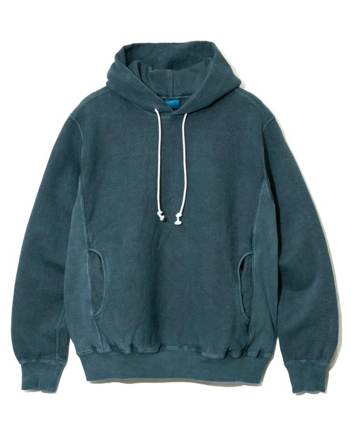 Good On（グッドオン）の「Good On/グッドオン　HEAVY P/O HOOD SWEAT（パーカー・メンズ・ダークグリーン/ブラック/ライトグレー/マスタード/ブルー系その他/ネイビー・MEDIUM/LARGE/X-LARGE）」の5枚目の写真