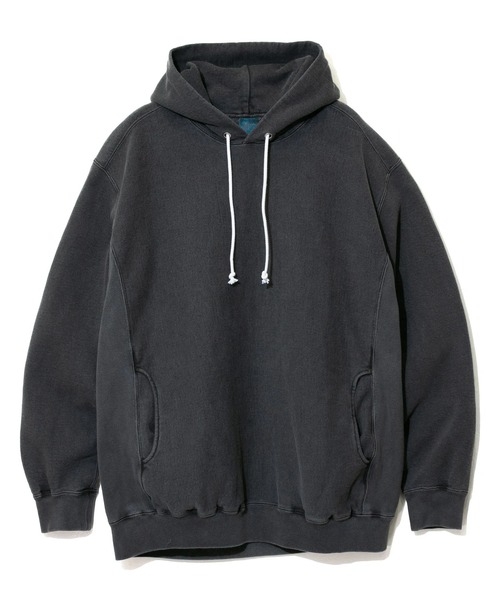 Good On（グッドオン）の「Good On/グッドオン　HEAVY P/O HOOD SWEAT（パーカー・メンズ・ダークグリーン/ブラック/ライトグレー/マスタード/ブルー系その他/ネイビー・MEDIUM/LARGE/X-LARGE）」の2枚目の写真