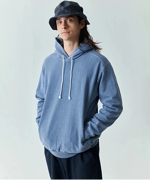 Good On（グッドオン）の「Good On/グッドオン　HEAVY P/O HOOD SWEAT（パーカー・メンズ・ダークグリーン/ブラック/ライトグレー/マスタード/ブルー系その他/ネイビー・MEDIUM/LARGE/X-LARGE）」の18枚目の写真
