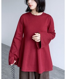 reca（レカ）の「フレアスリーブペプラムニット（ニット/セーター）」