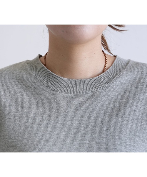 reca(レカ)の「フレアスリーブペプラムニット(ニット/セーター・レディース・グレー/ブラック/レッド・FREE)」の17枚目の写真