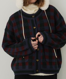 Unitage | チェックニットカーディガン(カーディガン/ボレロ)