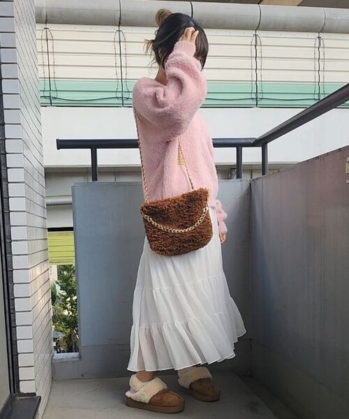 DIMITRI BLACK（ディミトリブラック）の「エッセンシャルヘアリーラウンドニット_ピンク（ニット/セーター・レディース・その他・SMALL/MEDIUM/LARGE/X-LARGE）」の11枚目の写真