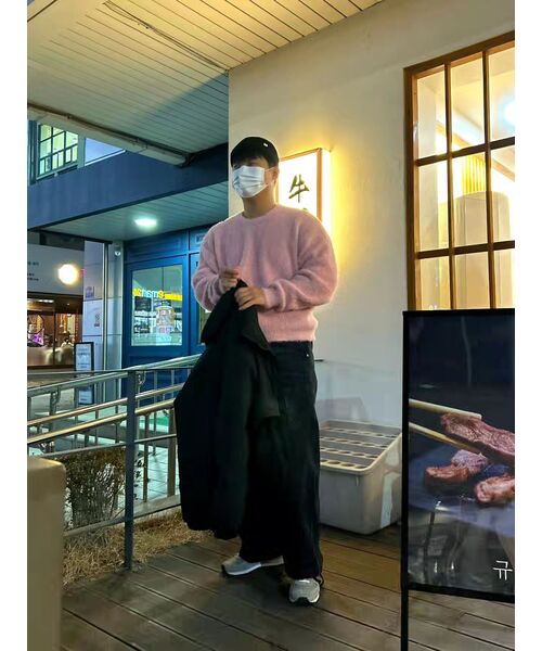 DIMITRI BLACK（ディミトリブラック）の「エッセンシャルヘアリーラウンドニット_ピンク（ニット/セーター・レディース・その他・SMALL/MEDIUM/LARGE/X-LARGE）」の13枚目の写真