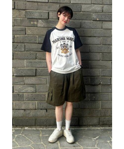 CPGN STUDIO(コンパーニョ)の「マリンウェーブレグラン半袖Tシャツネイビー(Tシャツ/カットソー・レディース・その他・MEDIUM/LARGE)」の6枚目の写真