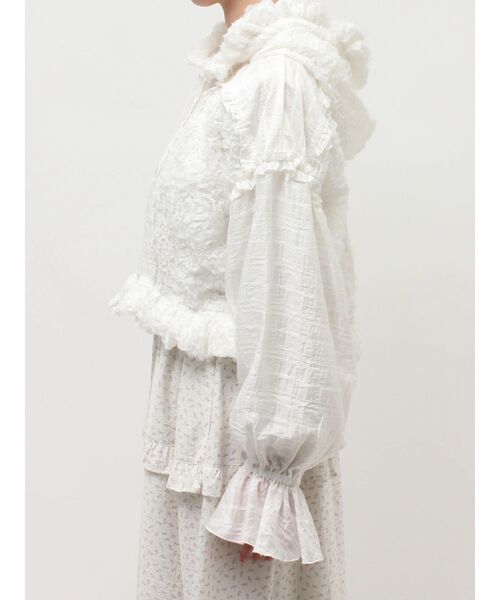 merry jenny（メリージェニー）の「レースフードブルゾン（ブルゾン・レディース・ブラック/オフホワイト/アイボリー・FREE）」の17枚目の写真