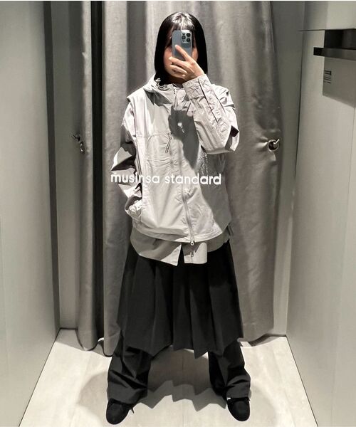 MUSINSA STANDARD（ムシンサスタンダード）の「[シティレジャー] NP ワイドベルト付きカーゴパンツ [グレー]（スウェットパンツ・メンズ・その他・40/38/42/36/34/32/30/31/33/26/27/29/28）」の16枚目の写真