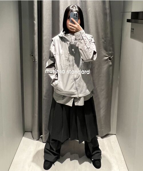 MUSINSA STANDARD（ムシンサスタンダード）の「[シティレジャー] NP ワイドベルト付きカーゴパンツ [グレー]（スウェットパンツ・メンズ・その他・40/38/42/36/34/32/30/31/33/26/27/29/28）」の17枚目の写真