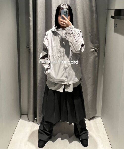 MUSINSA STANDARD（ムシンサスタンダード）の「[シティレジャー] NP ワイドベルト付きカーゴパンツ [グレー]（スウェットパンツ・メンズ・その他・40/38/42/36/34/32/30/31/33/26/27/29/28）」の18枚目の写真