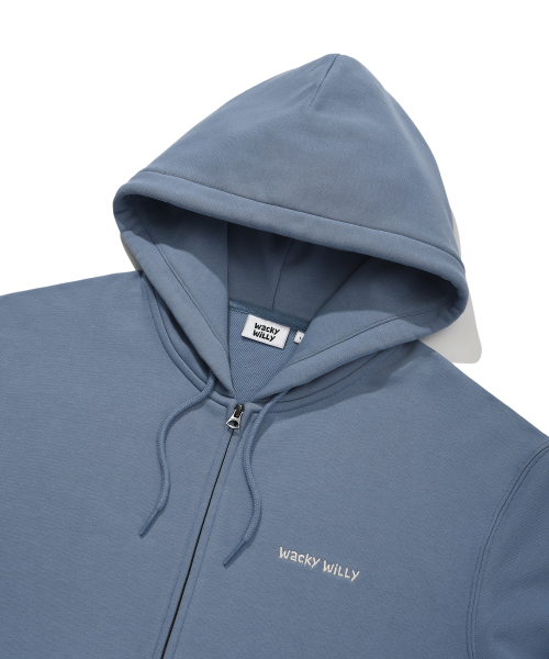 Wacky WiLLy(ワッキーウィリー)の「ベーシックワキタイポロゴフードジップアップブルー(パーカー・レディース・その他・LARGE/X-LARGE/SMALL/MEDIUM)」の4枚目の写真