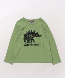 P.FIELD（ピーフィールド）の「P.FIELD　日本製　恐竜　ロンT（Tシャツ/カットソー）」