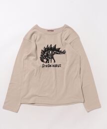 P.FIELD（ピーフィールド）の「P.FIELD　日本製　恐竜　ロンT（Tシャツ/カットソー）」