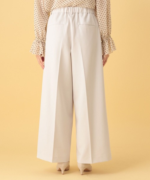 Elura（エルーラ）の「≪入卒/セレモニー/通勤≫ダブルクロスワイドパンツ/603850（スラックス・レディース・ブラック/アイボリー/ネイビー・LARGE/MEDIUM）」の6枚目の写真