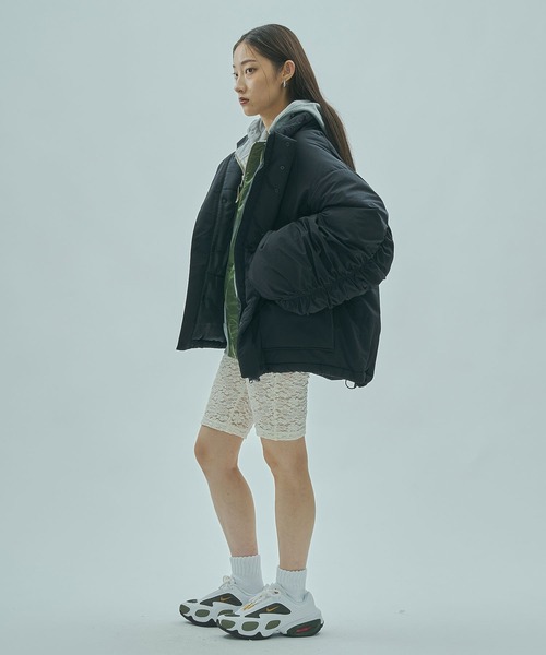 THOUSAND MILE（サウザンドマイル）の「(GENE HEAVENS x THOUSAND MILE)STAND COLLAR PADDED JACKET（その他アウター・レディース・ブラック/ブラウン・S/M）」の7枚目の写真