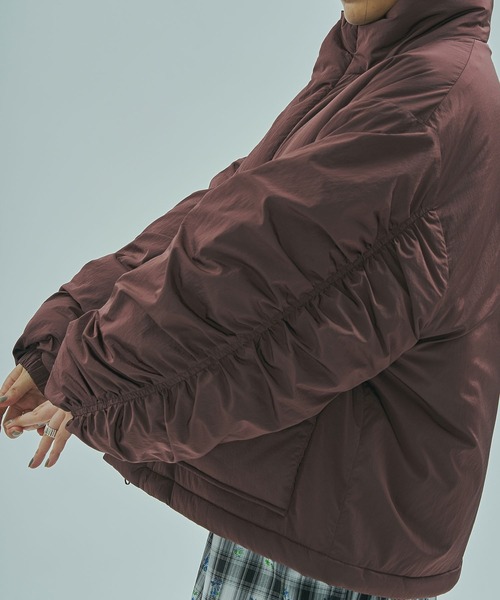 THOUSAND MILE（サウザンドマイル）の「(GENE HEAVENS x THOUSAND MILE)STAND COLLAR PADDED JACKET（その他アウター・レディース・ブラック/ブラウン・S/M）」の17枚目の写真