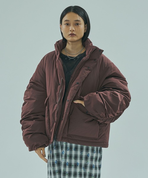 THOUSAND MILE（サウザンドマイル）の「(GENE HEAVENS x THOUSAND MILE)STAND COLLAR PADDED JACKET（その他アウター・レディース・ブラック/ブラウン・S/M）」の9枚目の写真