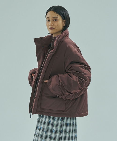 THOUSAND MILE（サウザンドマイル）の「(GENE HEAVENS x THOUSAND MILE)STAND COLLAR PADDED JACKET（その他アウター・レディース・ブラック/ブラウン・S/M）」の10枚目の写真