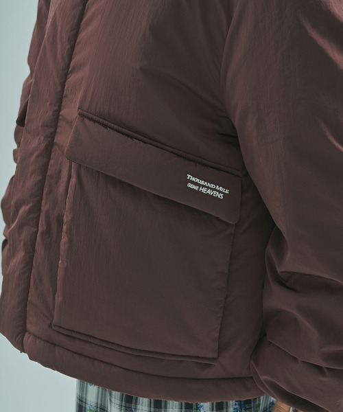 THOUSAND MILE（サウザンドマイル）の「(GENE HEAVENS x THOUSAND MILE)STAND COLLAR PADDED JACKET（その他アウター・レディース・ブラック/ブラウン・S/M）」の16枚目の写真