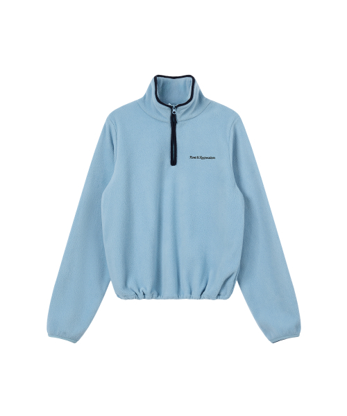 Rest&Recreation(レストアンドレクリエーション)の「FLEECE HALF ZIP-UP - SKY BLUE(スウェット・レディース・その他・ONE)」の5枚目の写真