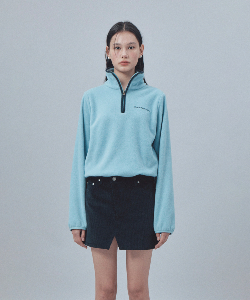 Rest&Recreation(レストアンドレクリエーション)の「FLEECE HALF ZIP-UP - SKY BLUE(スウェット・レディース・その他・ONE)」の7枚目の写真
